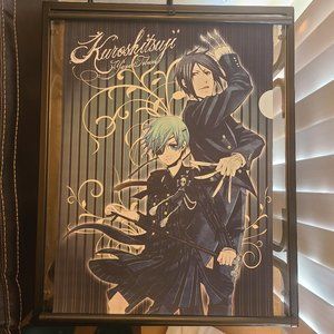 Black Butler Wall Scroll Ciel + Sebastian - SEE DESCRIPTION FOR CONDITION